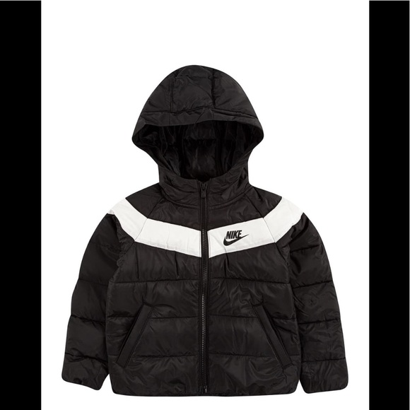 NWT Nike filled jacket with hoodies size 6 kids new with tag authentic unisex
